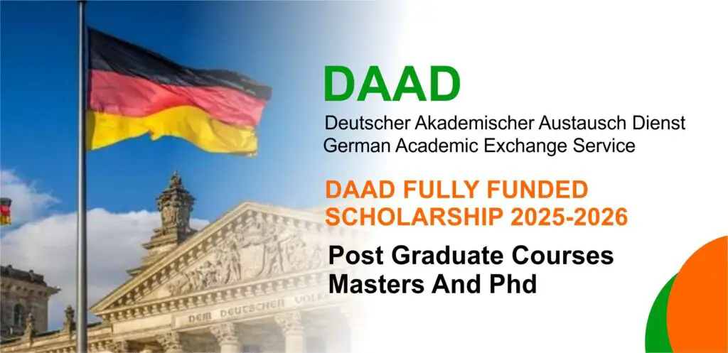 DAAD fully funded Scholarship 2025 for international postgraduate students